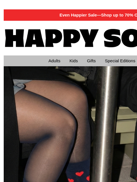 happysocks newsletter: Special Valentine gifts for your loved ones...