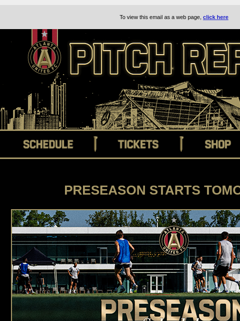 atlutd newsletter: Pitch Report |  5-Stripes are back