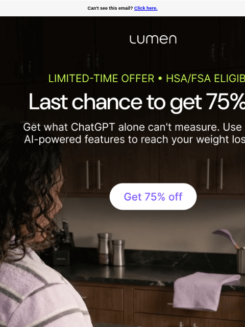 lumen newsletter: Last chance for 75% off: What AI can’t do alone