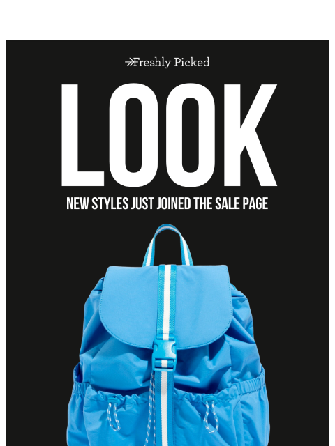 freshlypicked newsletter: Shop smart. Save big. Shop the Sale Page. 🔥
