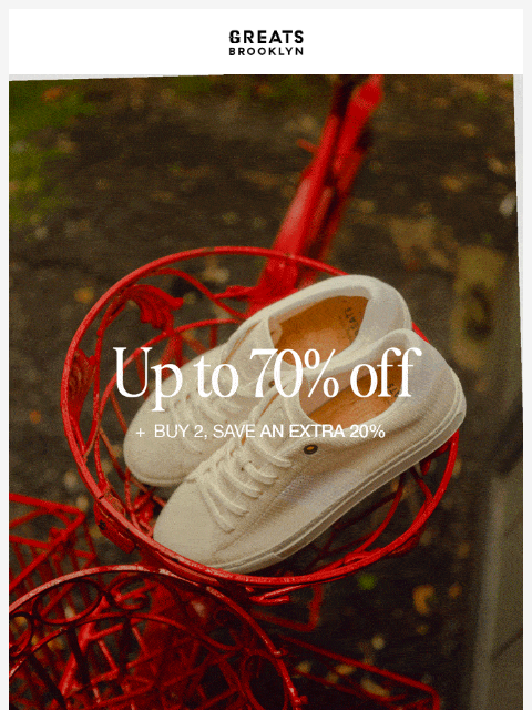 greatsbrand newsletter: Start Your Yearly Reset- Up To 70% Off