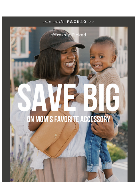 freshlypicked newsletter: 40% OFF Fanny Packs 💖