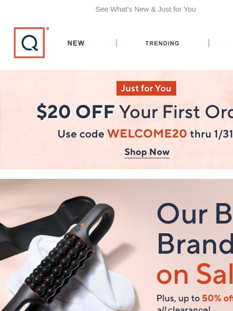 qvcemail newsletter: Saturday Cart: Up to 50% Off