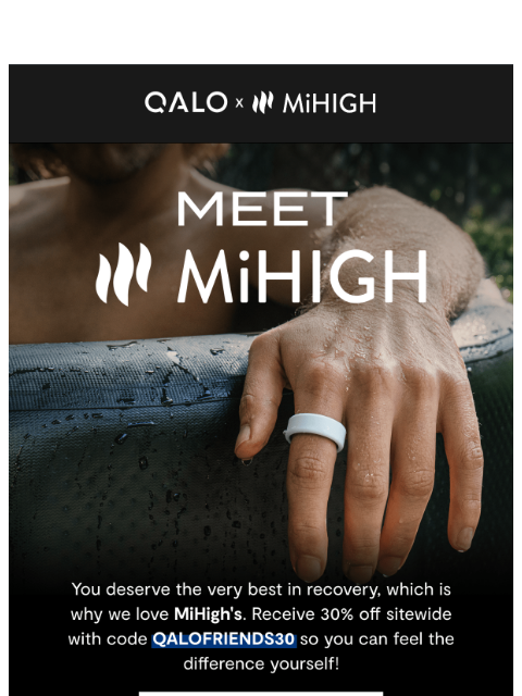 qalo newsletter: Unlock Next-Level Recovery with MiHIGH