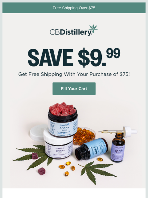 thecbdistillery newsletter: Save $9.99 Instantly