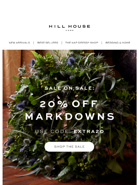 hillhousehome newsletter: We’re still on SALE 🫶