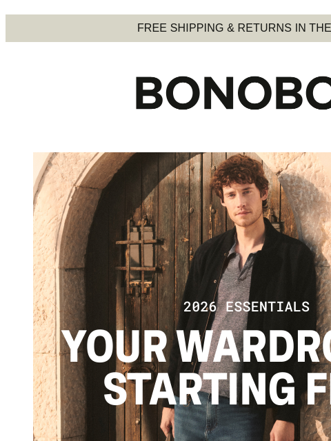 bonobos newsletter: Five Essentials for Every Guy