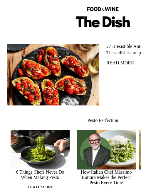 foodandwine newsletter: 27 Irresistible Antipasto Recipes