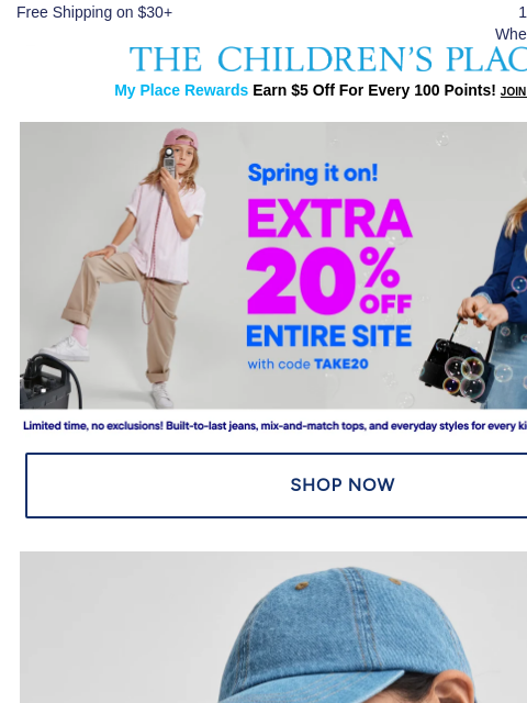 childrensplace newsletter: Right-Now Sweaters You Need up to 60% OFF ❄️