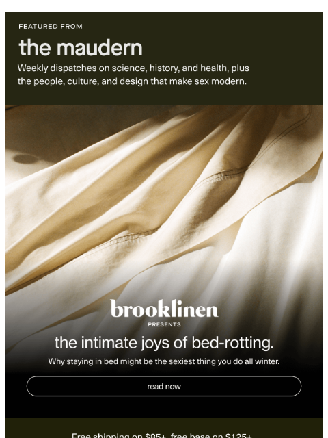 getmaude newsletter: the maudern.