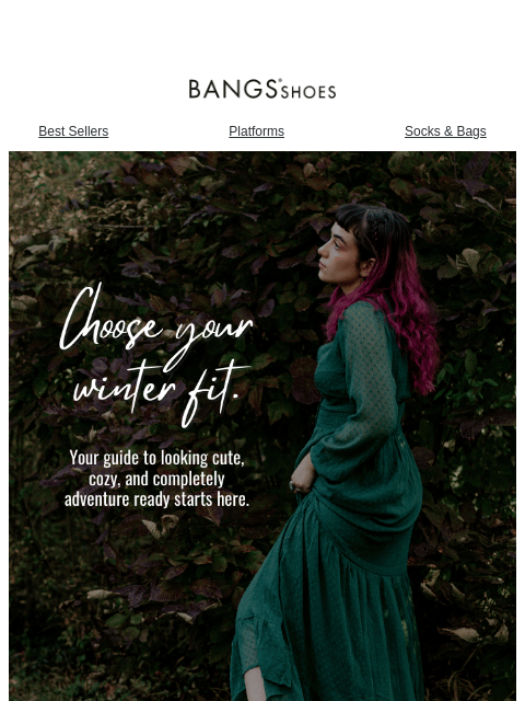 bangsshoes newsletter: Winter Styles You’ll Love! ✨