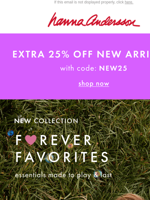 hannaandersson newsletter: NEW 🌈 Bright & Bold Outfit Essentials