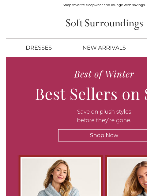 softsurroundings newsletter: On Sale: Cozy Robes, Throws & More