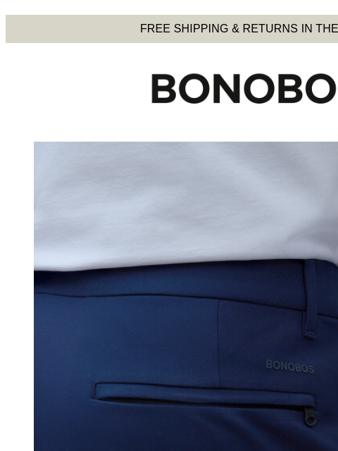 bonobos newsletter: Golf Pants For On & Off the Course