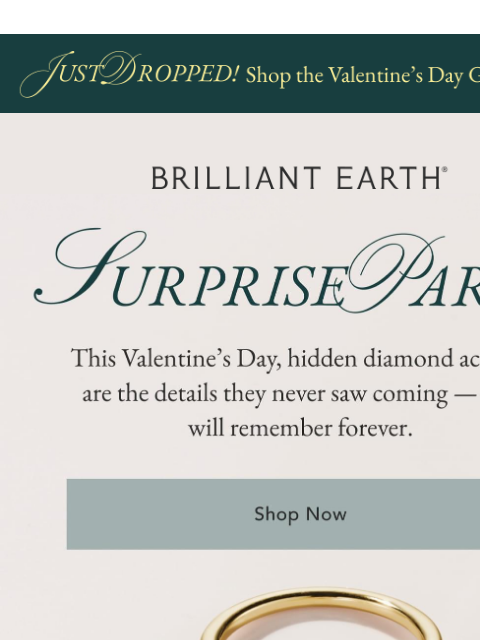brilliantearth newsletter: Valentine’s Day calls for extra diamonds 💎