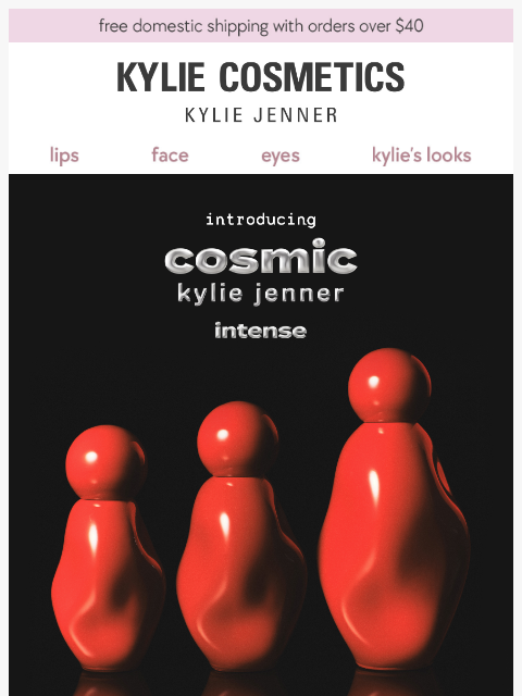 kyliecosmetics newsletter: something intense is coming... ❤️