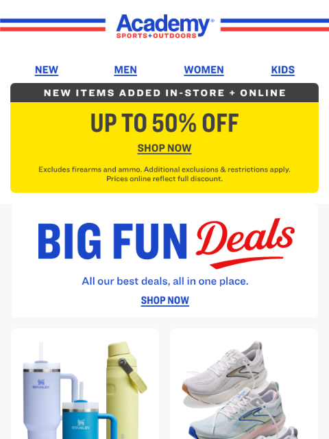 academy newsletter: Your Weekly Big Fun Deals Are Here!