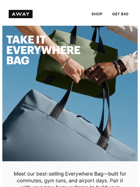 awaytravel newsletter: Your new favorite personal item