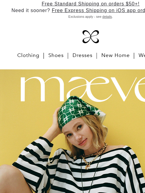 anthropologie newsletter: NEW & NAUTICAL by maeve ⚓️🌊