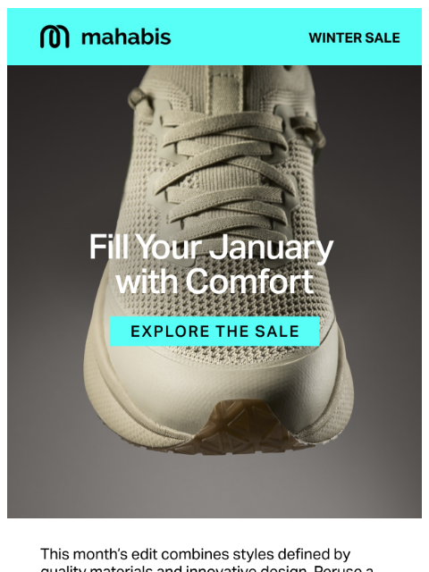 mahabis newsletter: The January Edit: Indulge in up to 50% Off