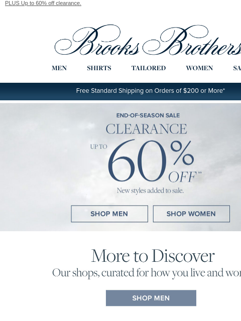 brooksbrothers newsletter: Brooks Brothers: designed for your best work and l...
