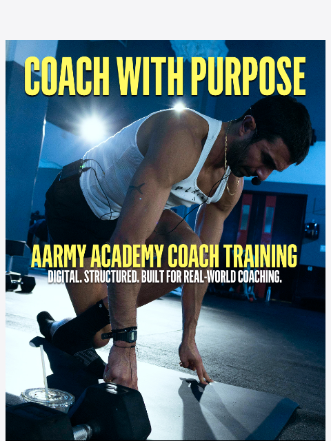 aarmy newsletter: Coach with Purpose — Join AACT 💥