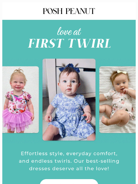 poshpeanut newsletter: Love at First Twirl 💖