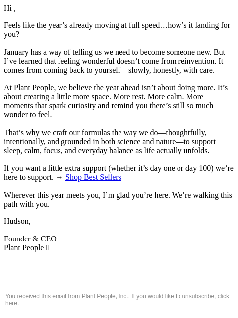 plantpeople newsletter: This year already feels fast—right?