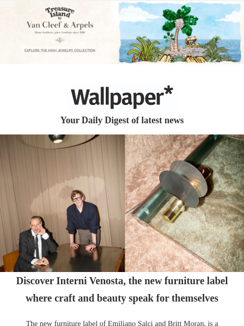 Plus, CES 2025, a 'museum' of plants, and Taiwan Design Week highlights ‌ ‌ ‌ ‌ ‌ ‌ ‌ ‌ ‌ ‌ ‌ ‌ ‌ Wallpaper* Your Daily Digest of latest news furniture designs in front of window with dawn sky