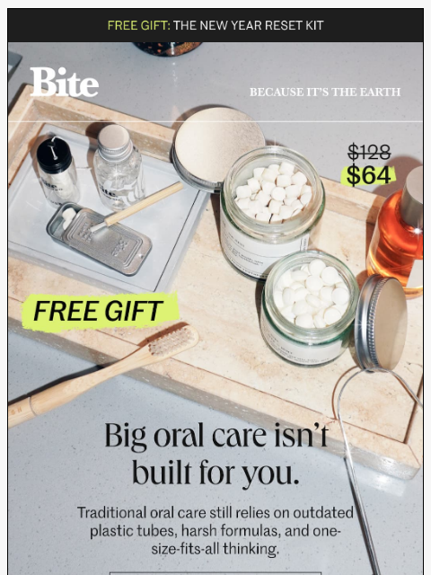 bitetoothpastebits newsletter: Big Toothpaste hasn't kept up.