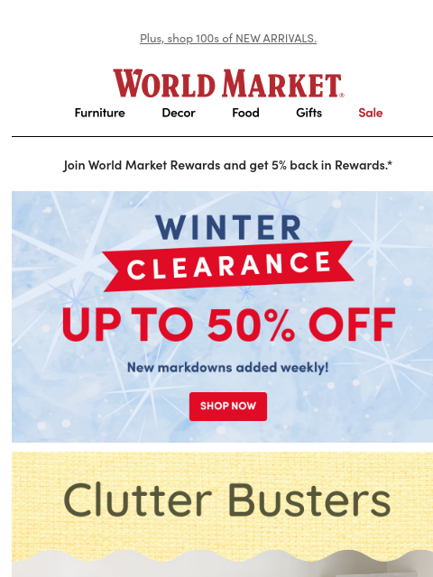 emailworldmarket newsletter: Storage problems solved 