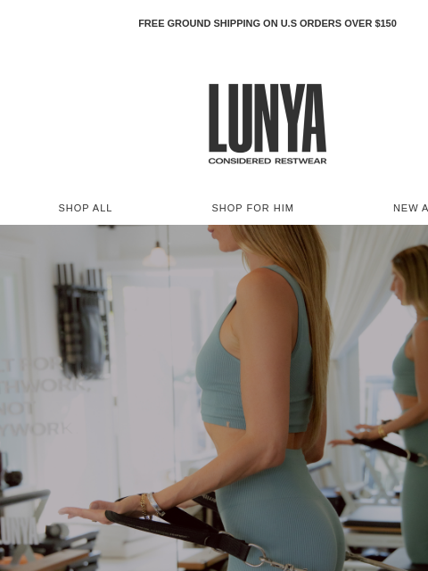 lunya newsletter: NEW SEAMLESS MODAL FLOW