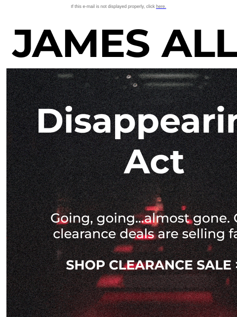 jamesallen newsletter: Last Day! The Great Jewel Heist Is Almost Over