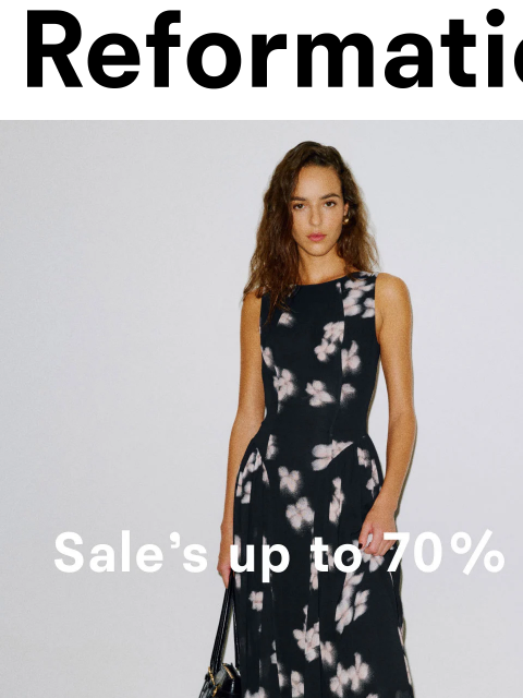 thereformation newsletter: SALE’S SELLING OUT