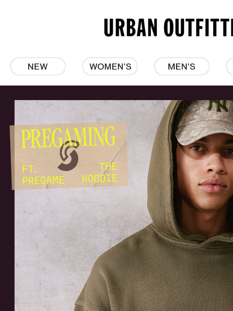 urbanoutfitters newsletter: Our new ultra soft Pregame Hoodie