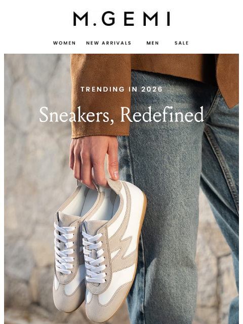 mgemi newsletter: 2026’s Biggest Sneaker Trend Is Here