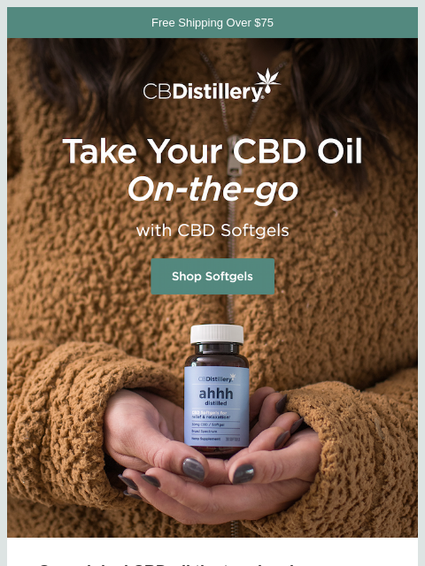 thecbdistillery newsletter: Our best-selling CBD oil got an upgrade