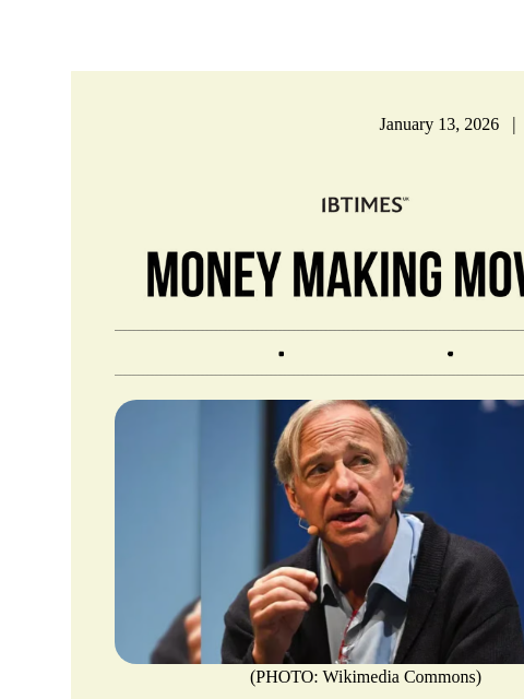 beehiiv newsletter: What Is Ray Dalio’s One ‘Safe Bet’ for Middle-Clas...