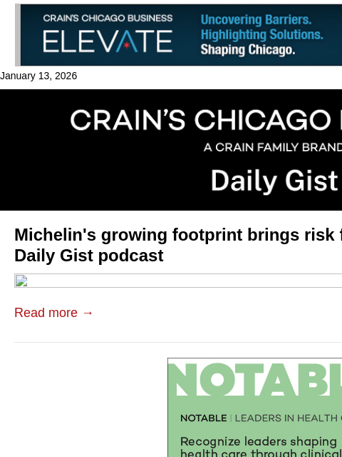 crainalerts newsletter: Michelin's growing footprint brings risk for resta...