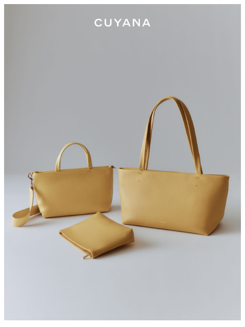 cuyana newsletter: New Color: Butter