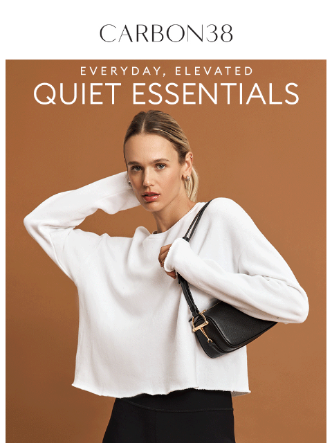 carbon38 newsletter: Everyday comfort — elevated