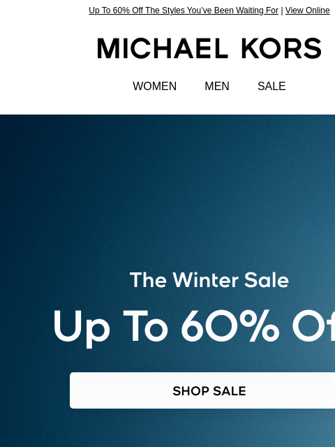 michaelkorsmail newsletter: It’s Here: The Winter Sale