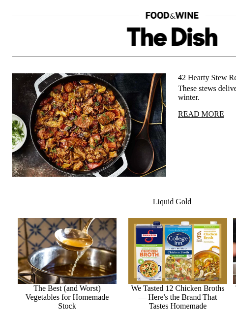 foodandwine newsletter: 42 Hearty Stew Recipes That Are Pure Comfort