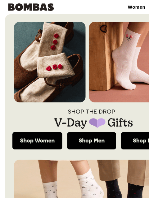 bombas newsletter: Just Dropped: Your V-Day Gift 💖