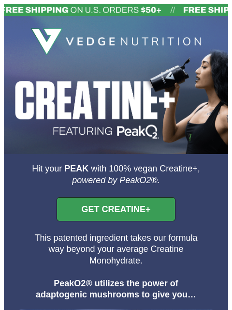 vedgenutrition newsletter: 🍄 Peak Mushroom Power
