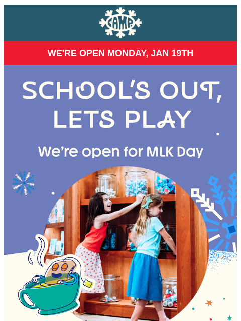 camp newsletter: This Is How You Do a Day Off 🥳