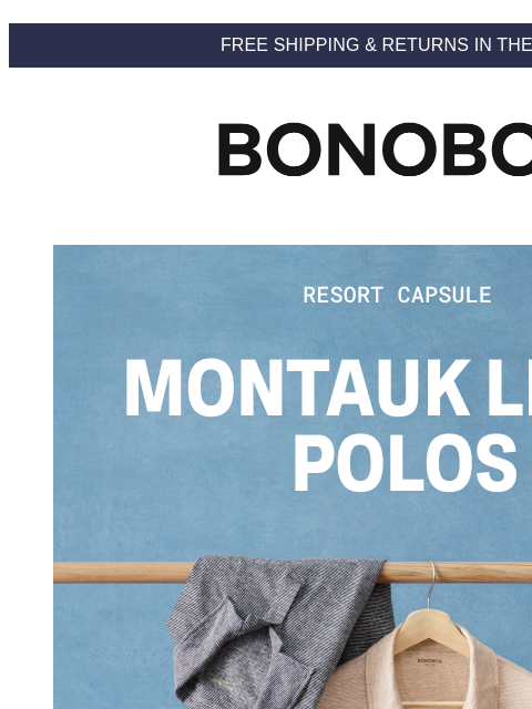 bonobos newsletter: 1 Linen Polo Worn 3 Ways