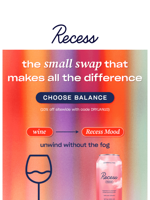 takearecess newsletter: make a simple switch