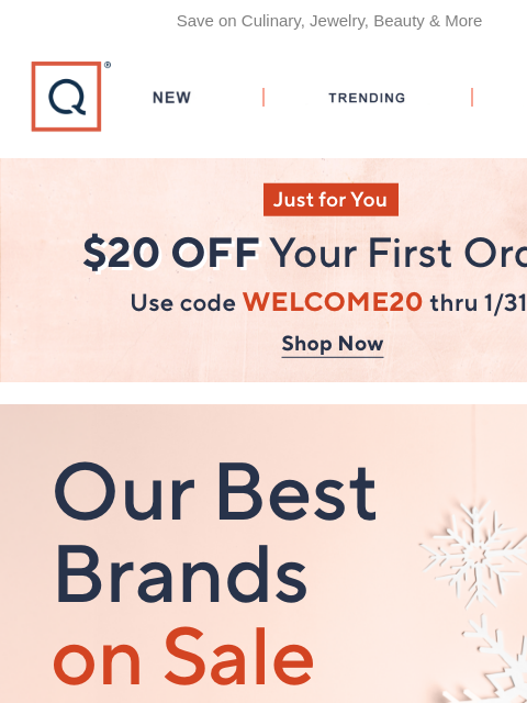 qvcemail newsletter: Ending: Big Winter Sale & Clearance