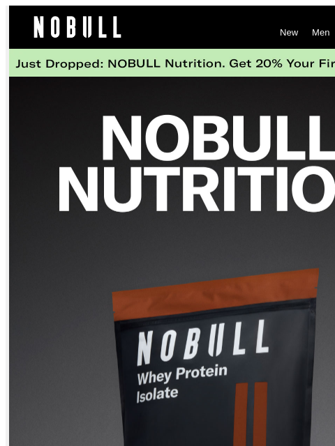 nobullproject newsletter: Our Nutrition Just Dropped
